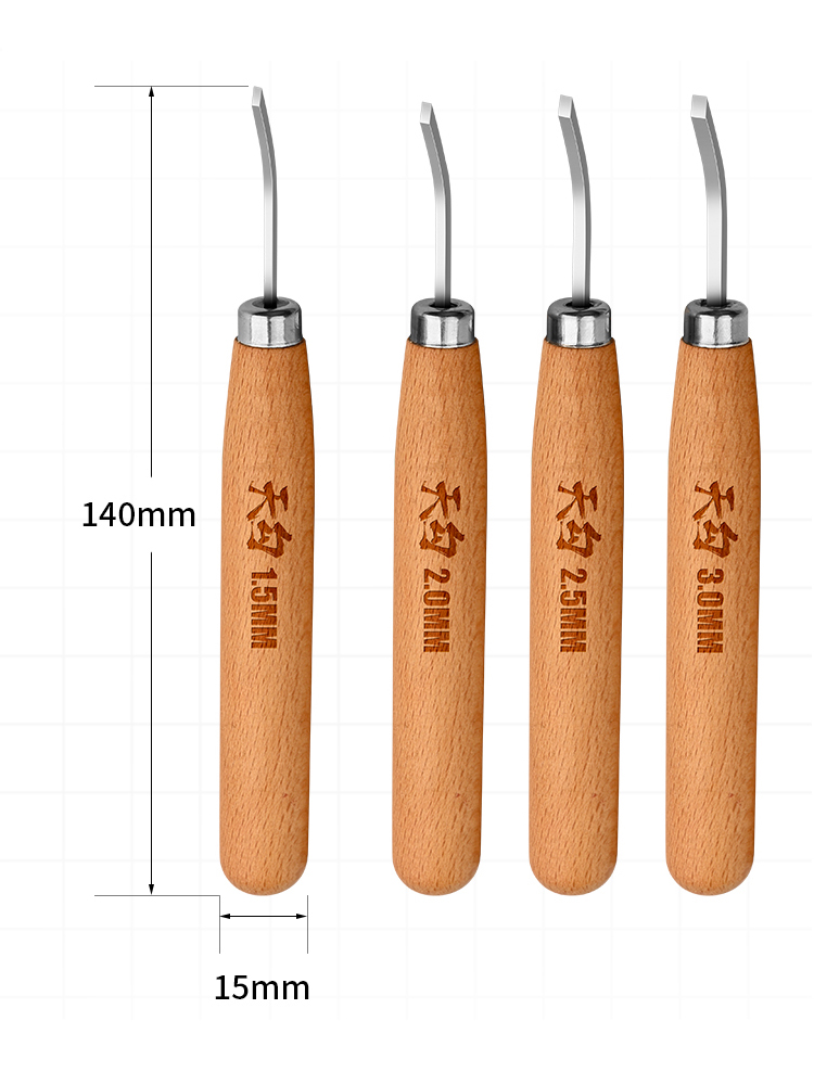 Hobby Knife Blade - MSWZ-cuchillo de hoja plana Radian, hoja