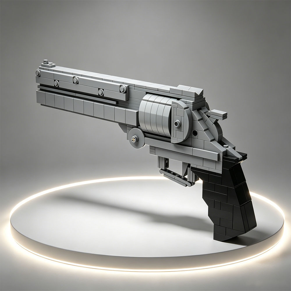 Model Kit Revolver - Bloques de Construcción MOC, Modelo de
