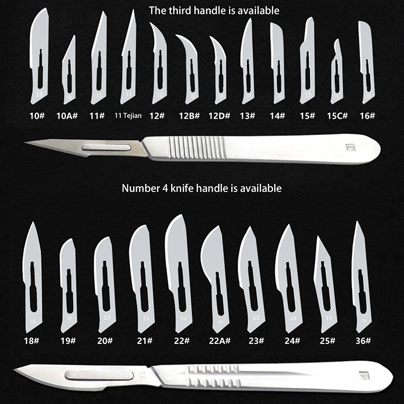 Hobby Knife Blade - Cuchilla de Repuesto para Bisturí Quirúrgico