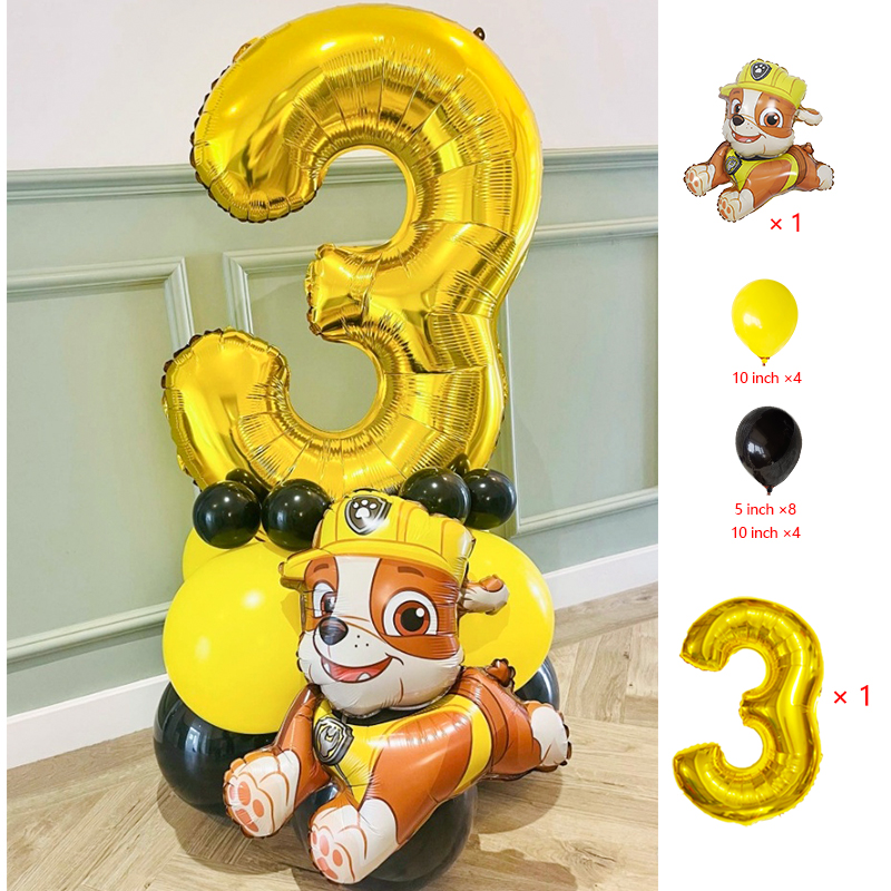 Model Kit Wall E - Set de 18 Globos de Patrulla