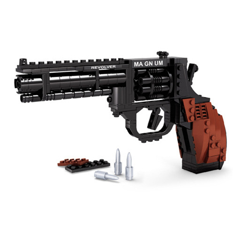 Model Kit Revolver - Ausini SWAT Magnum-pistola revólver, arma eléctrica,