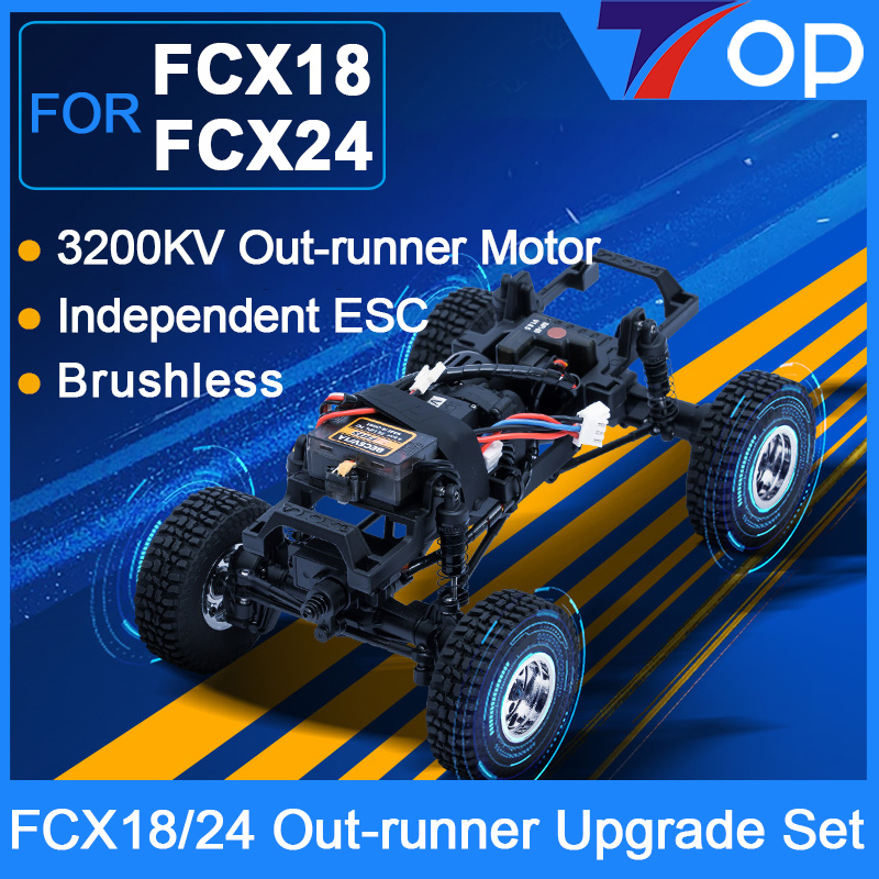 Model Kit Runner Organizer - Actualización FMS FCX18/24 a Motor sin
