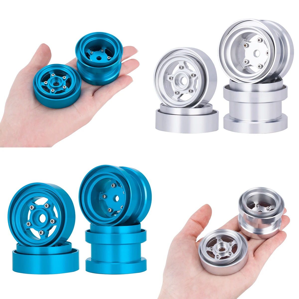 Tamiya Model Rc Car - Ruedas Beadlock de aluminio para Kit