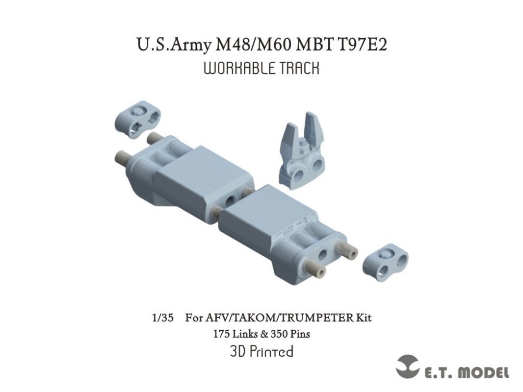 Model Kit U Boat - P35-074 1/35 E.T.MODEL U.S.Army M48/M60 MBT