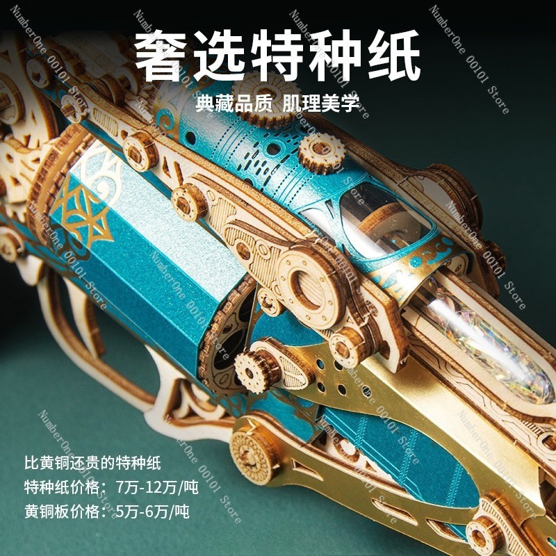 Modelo de ensamblaje de revólv - Model Kit Revolver reseña y precio