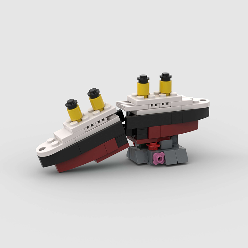 Mini RMS Titanic Sank Ship mod - Model Kit U Boat reseña y precio