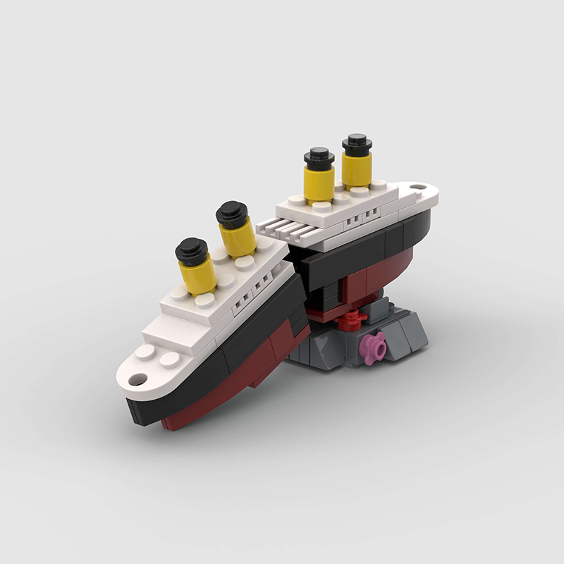 Mini RMS Titanic Sank Ship mod - Model Kit U Boat reseña y precio