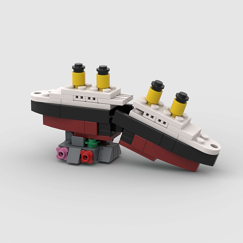 Mini RMS Titanic Sank Ship mod - Model Kit U Boat reseña y precio