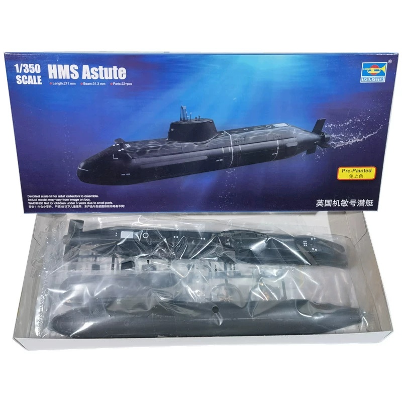 TRUMPETER Escala 1/350 HMS Ast - Model Kit U Boat reseña y precio