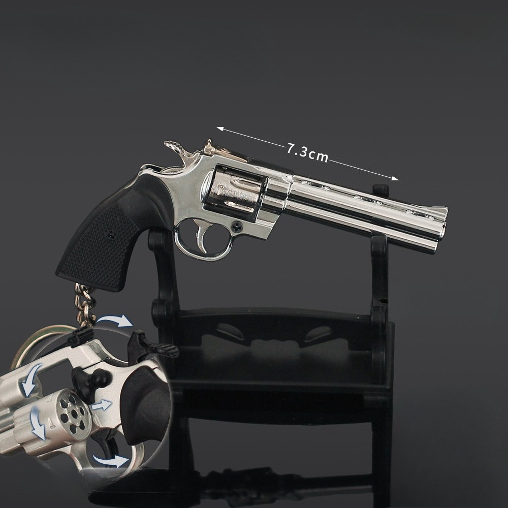 Mini colgante de pistola peque - Model Kit Revolver reseña y precio