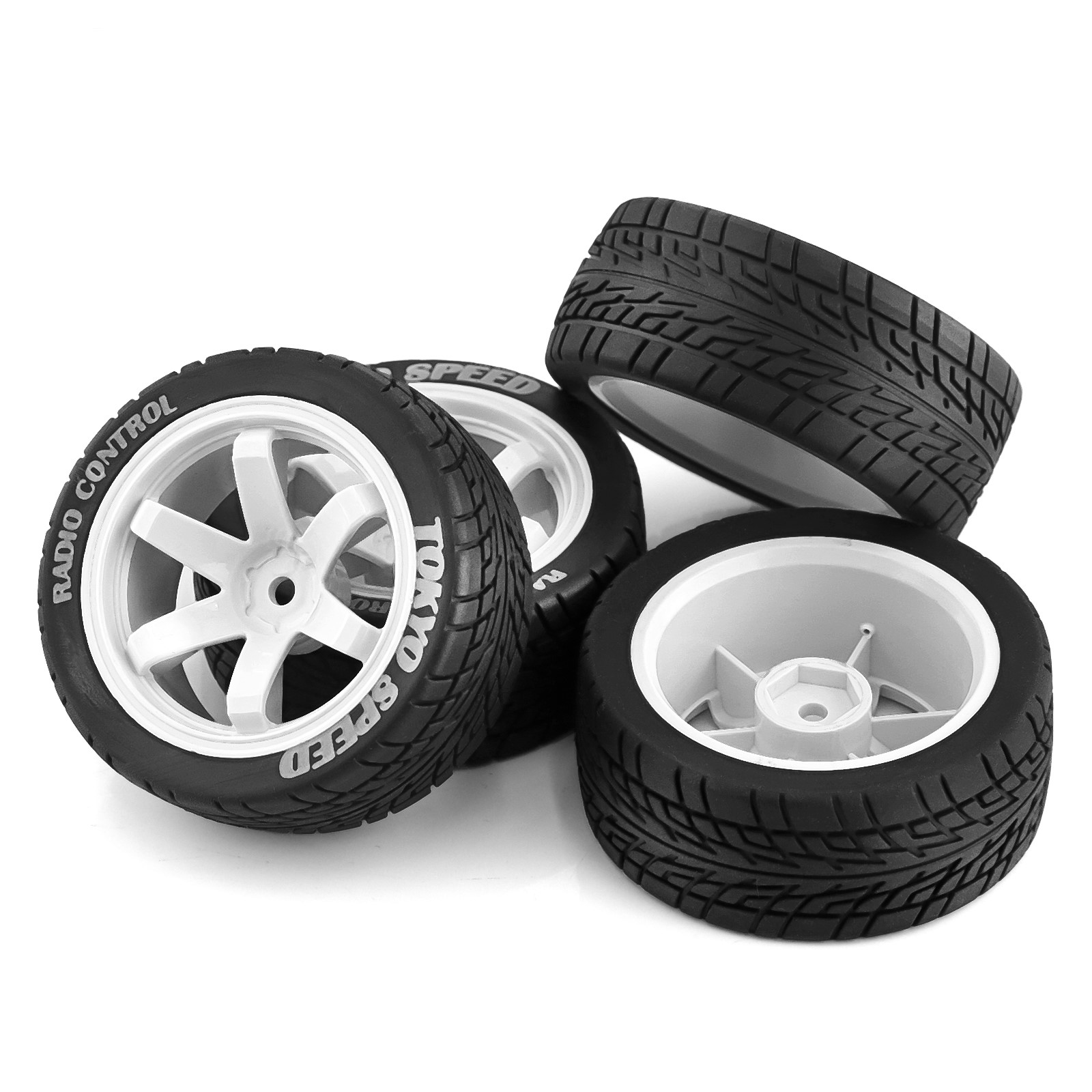 Neumáticos y ruedas RC 1/10 pa - Tamiya Model Rc Car reseña y precio