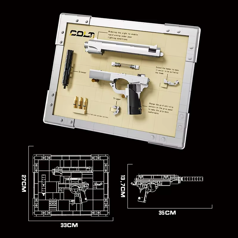 Bloques de Construcción MOC de - Model Kit Revolver reseña y precio