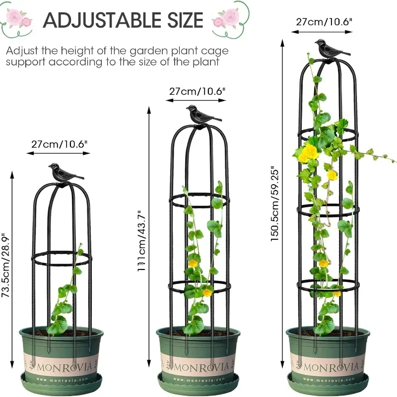 Soporte de Jardín de Alta Cali - Model Kit Obelisk reseña y precio