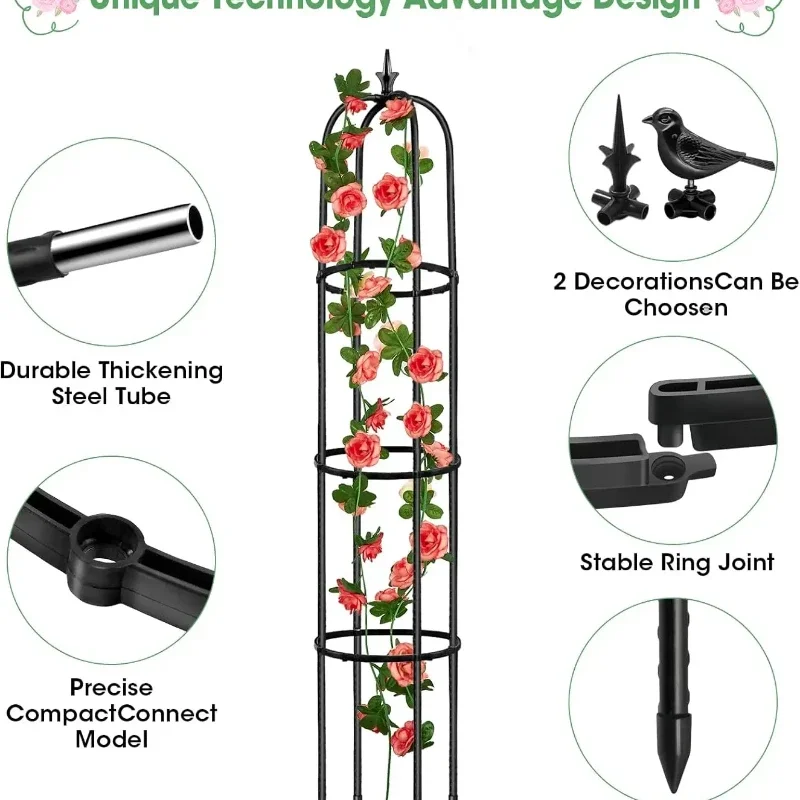 Soporte de Jardín de Alta Cali - Model Kit Obelisk reseña y precio