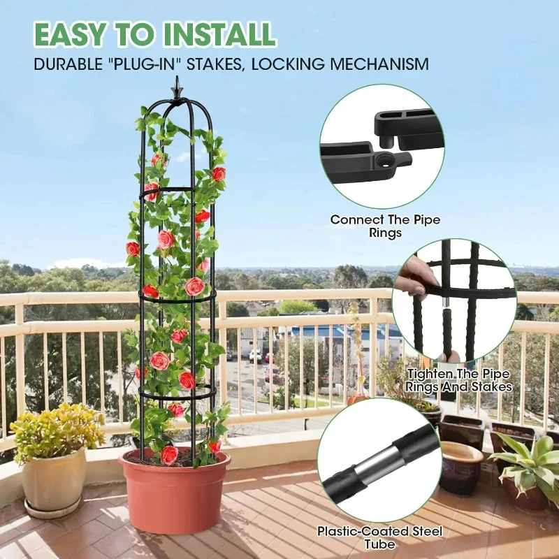 Soporte de Jardín de Alta Cali - Model Kit Obelisk reseña y precio