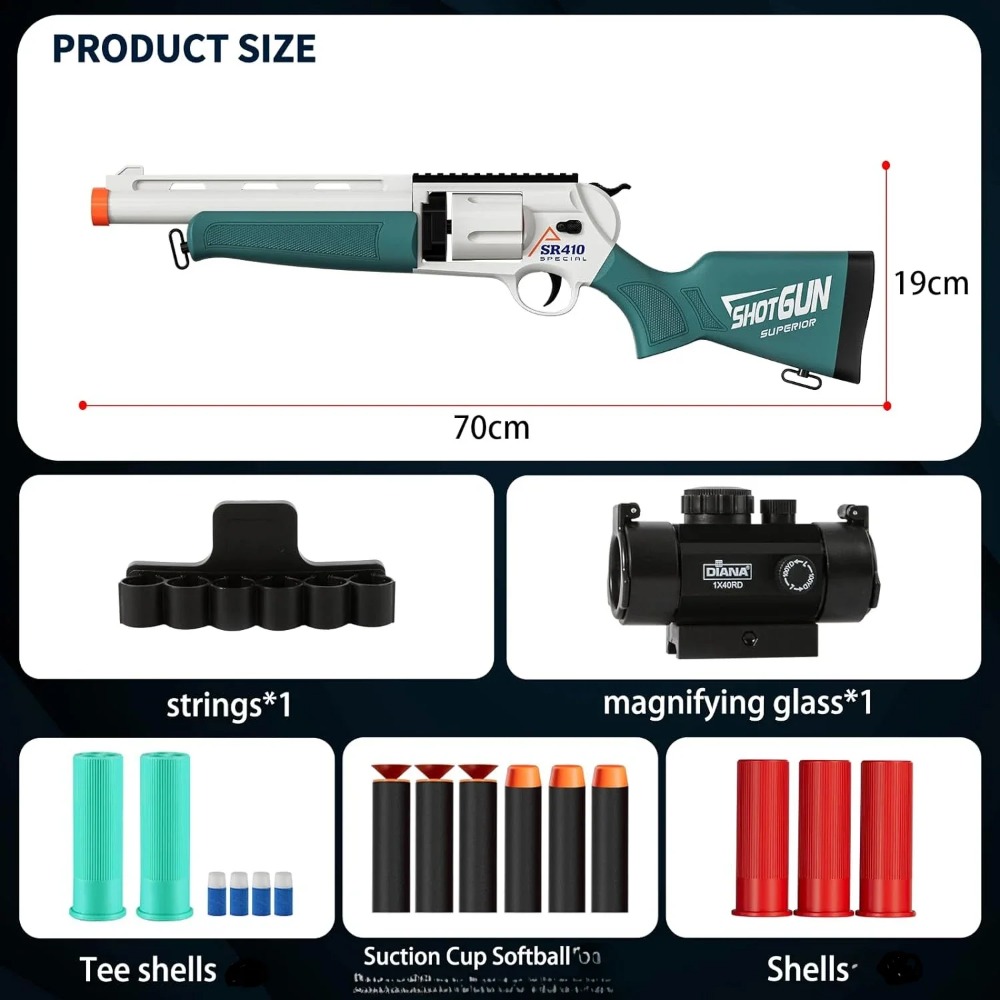 Revólver de Juguete de Carga M - Model Kit Revolver reseña y precio