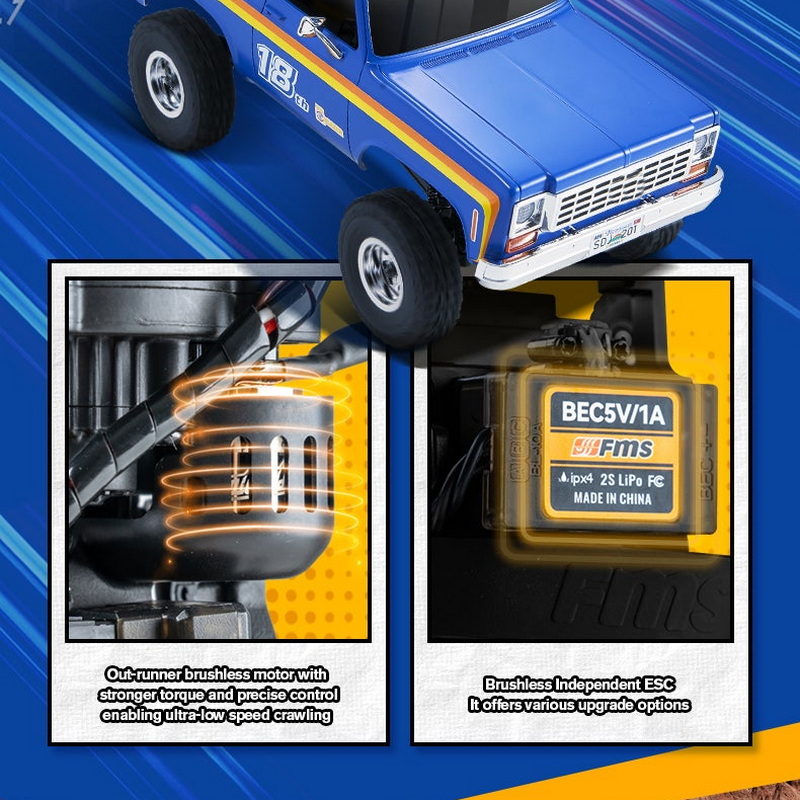 Actualización FMS FCX18/24 a M - Model Kit Runner Organizer reseña y precio