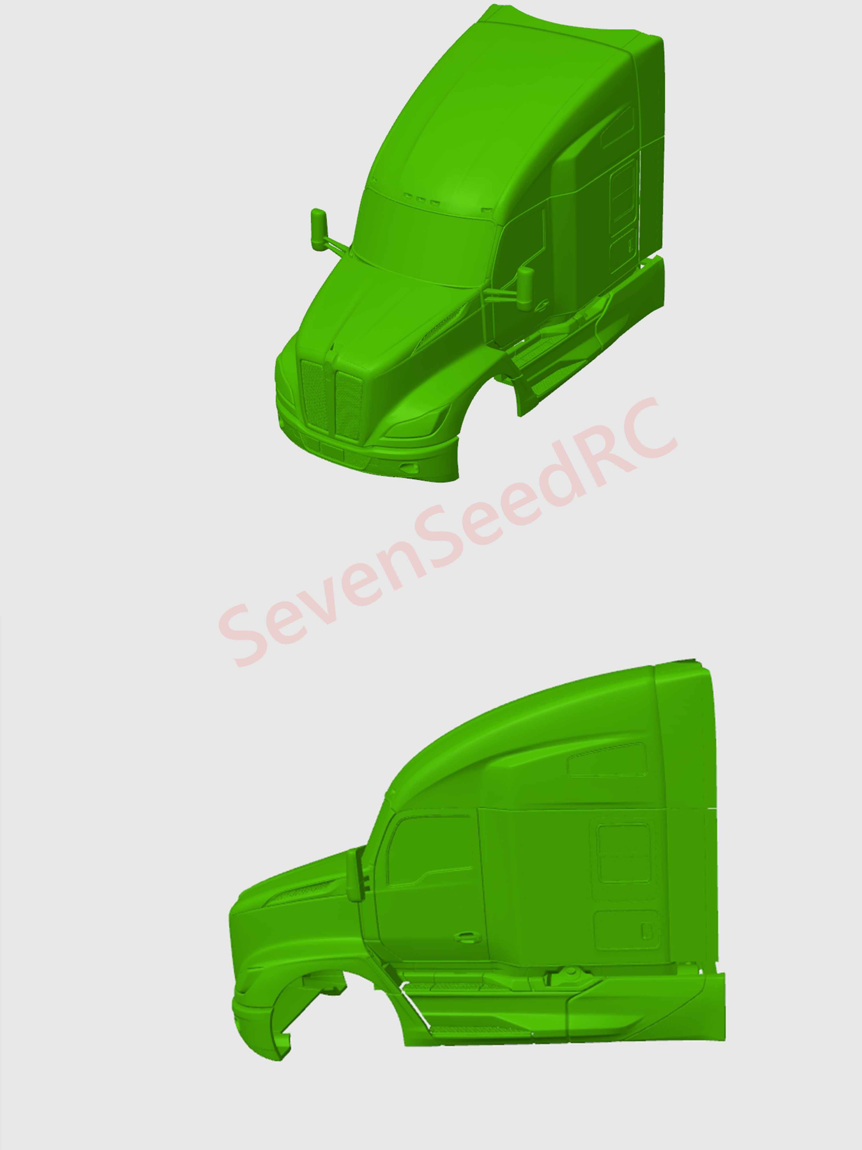 Camión impreso en 3d KENWORTH  - Tamiya Model Rc Car reseña y precio