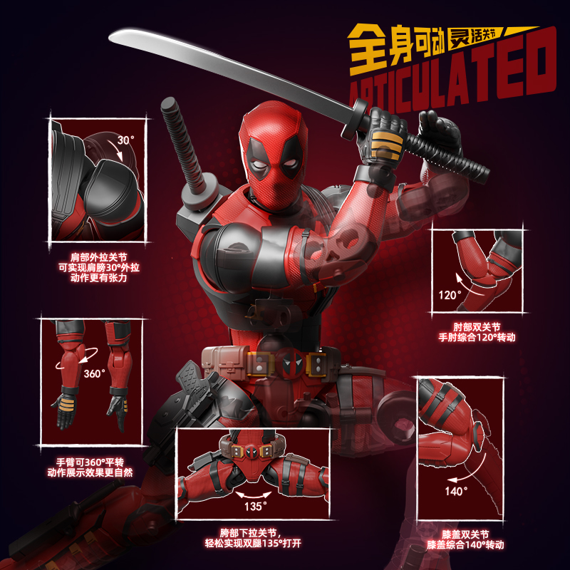 BLOKEES Original 2024 Deadpool - Model Kit Wolverine reseña y precio